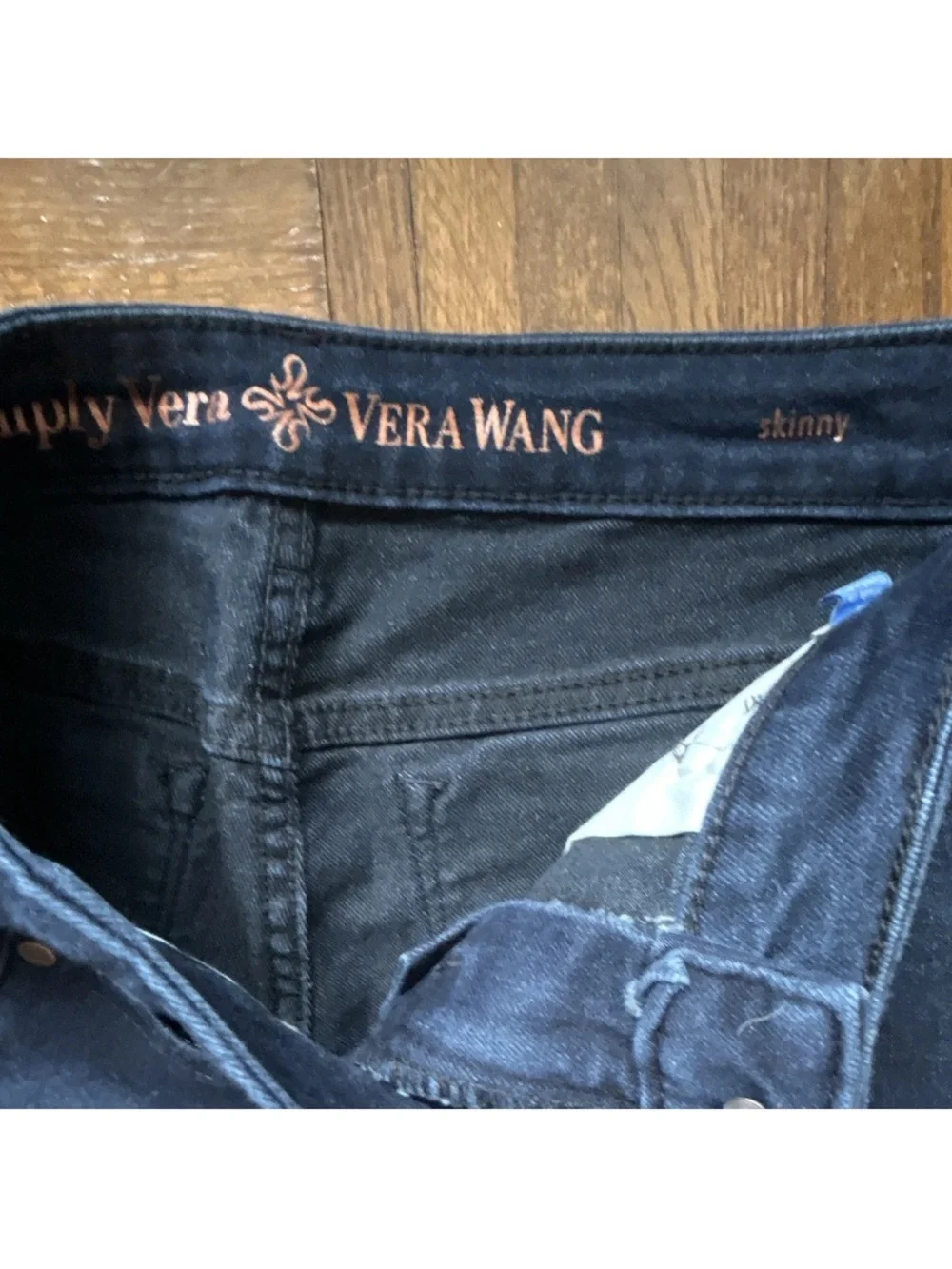 Simply Vera Vera Wang Navy Skinny Jeans
